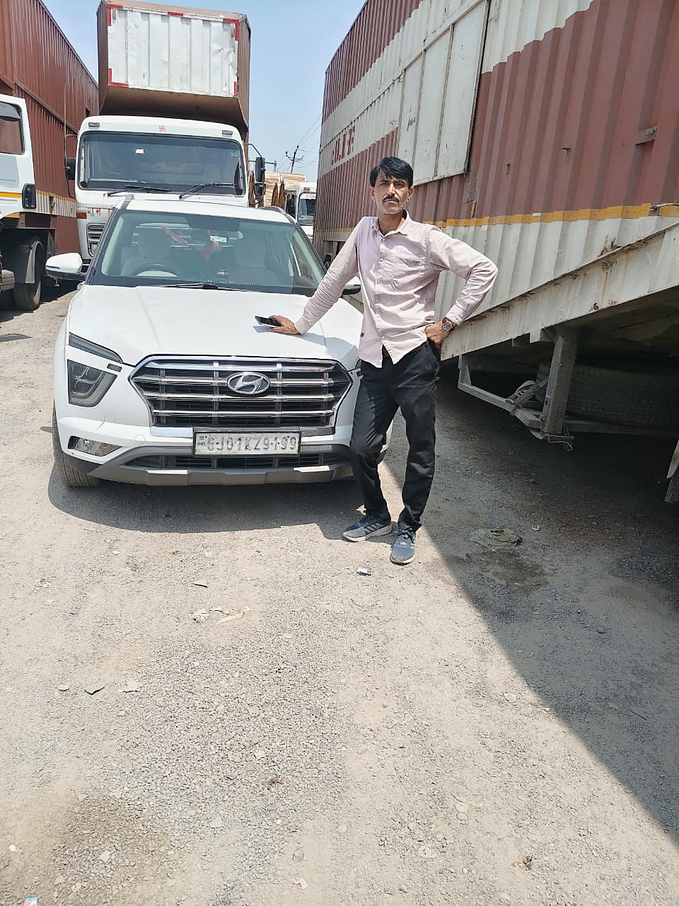 Hyundai Creta, collected straight from the transport yard.